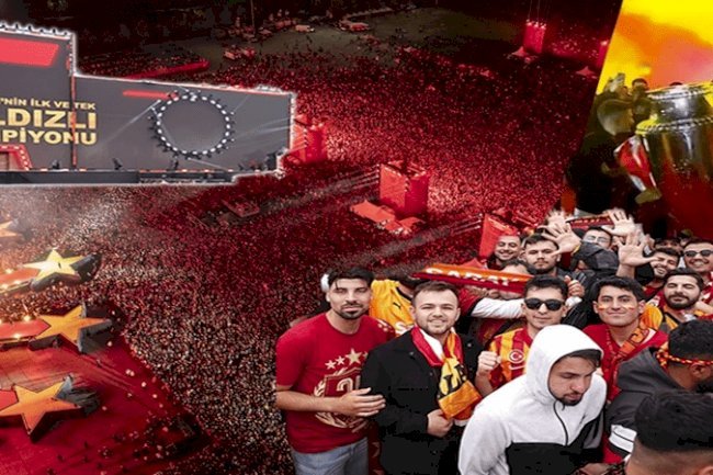 Galatasaray 25'inci şampiyonluğunu kutladı! Yüz binler Yenikapı'da buluştu