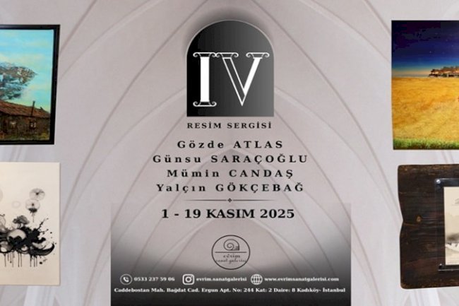 Yeni Mekan, Büyük Açılış: Evrim Sanat Galerisi "IV" ile İzleyiciyi Büyüledi