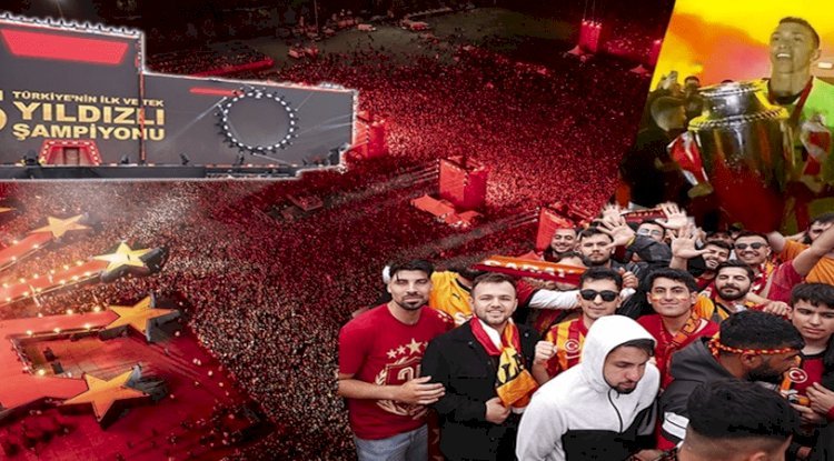 Galatasaray 25'inci şampiyonluğunu kutladı! Yüz binler Yenikapı'da buluştu