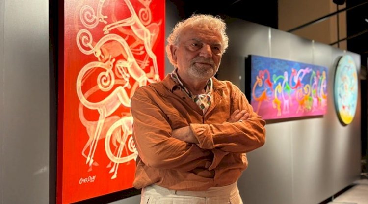 Ressam Ömer Onay'ın 'Bilinç Akışı' sergisi AKM'de ziyarete açıldı