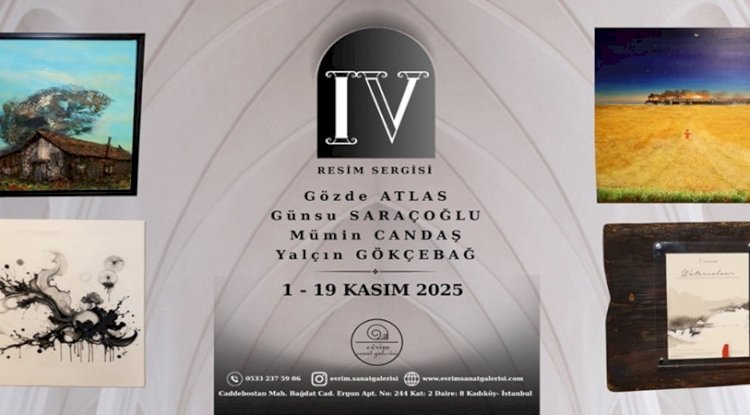 Yeni Mekan, Büyük Açılış: Evrim Sanat Galerisi "IV" ile İzleyiciyi Büyüledi